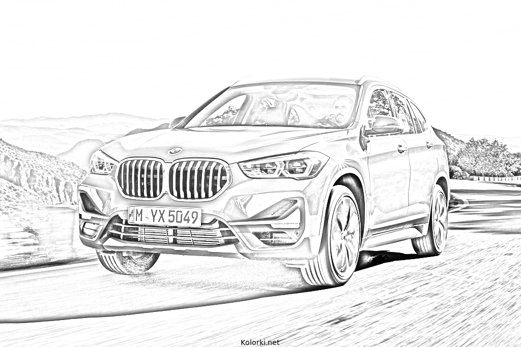 BMW kolorowanki